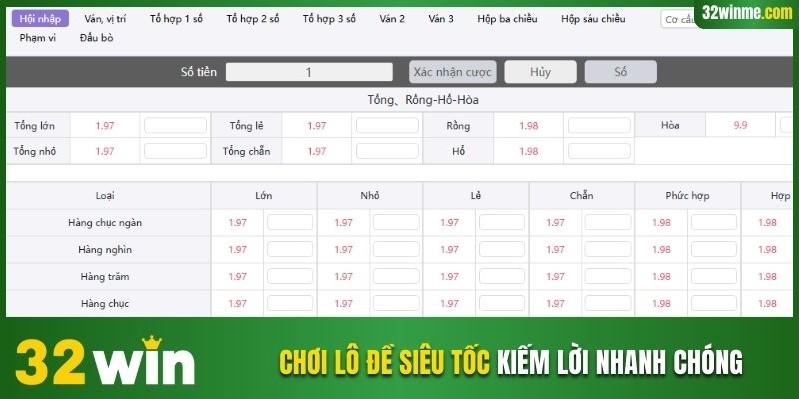 Chơi lô đề siêu tốc kiếm lời nhanh chóng